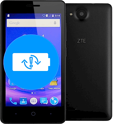 Замена аккумулятора (батареи) ZTE