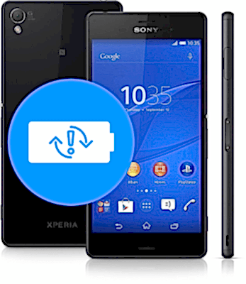 Замена аккумулятора (батареи) Sony